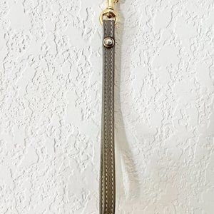 Replacement Dooney and Bourke Wristlet Strap with Dog Hook in Grey